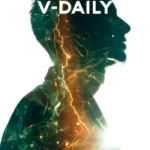 Miniatura del producto V-Daily de VitalHealth mostrando un perfil masculino iluminado con efectos de energía, utilizada para videos explicativos, testimonios y reacciones.
