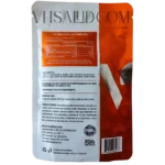 Instrucciones y tabla nutrimental del suplemento V-Glutation