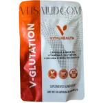 Suplemento V-Glutation con vitamina C, cúrcuma y rosa de castilla para defensas y piel