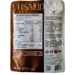 Tabla nutrimental y modo de uso del V-Ketokafe BHB de VitalHealth, café negro cetogénico con mezcla de beta-hidroxibutiratos.