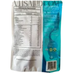Etiqueta posterior del suplemento VitalPro con tabla nutrimental, instrucciones de uso y listado de ingredientes.